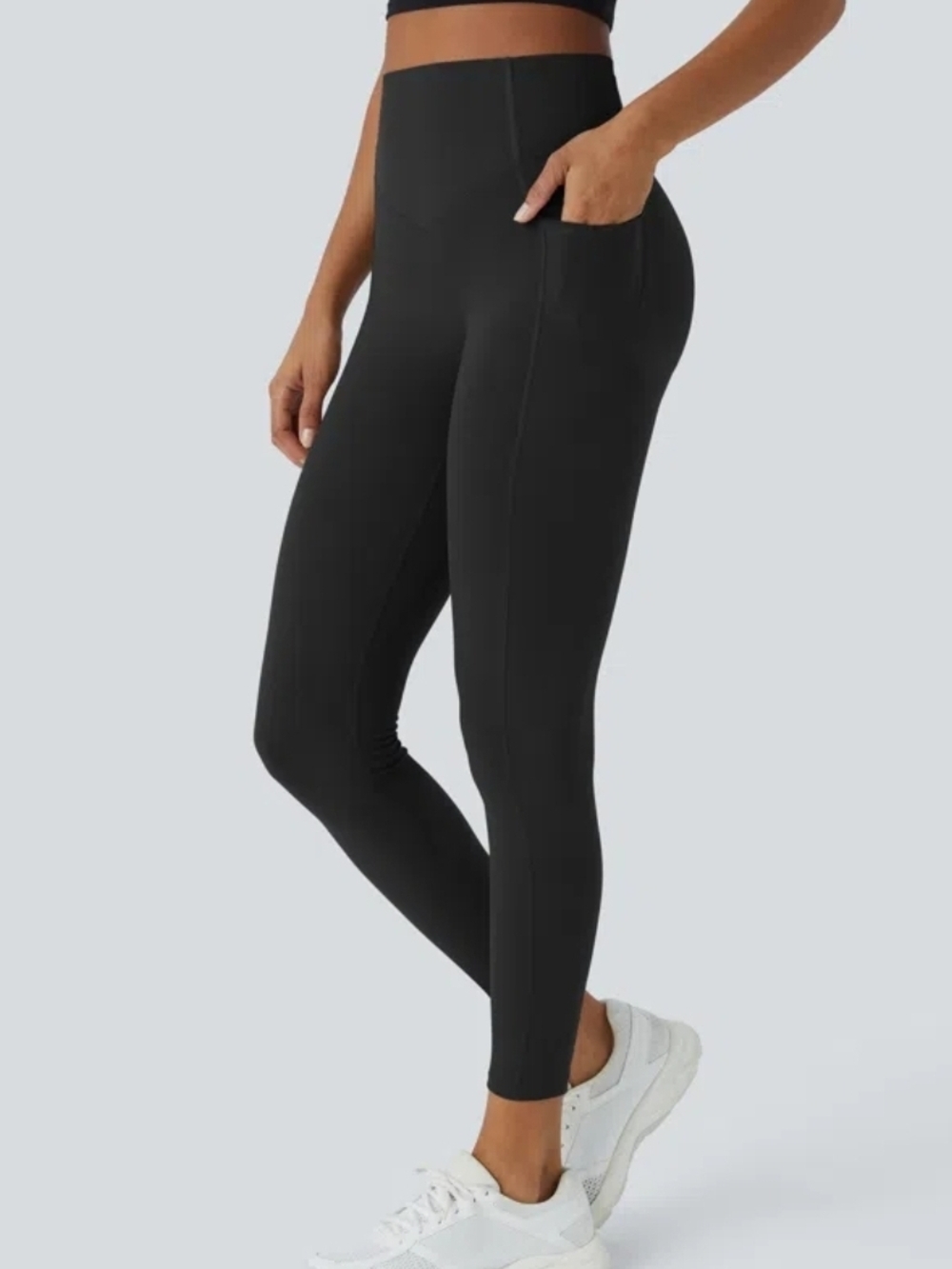 HALARA Black High-Rise Pocket Leggings